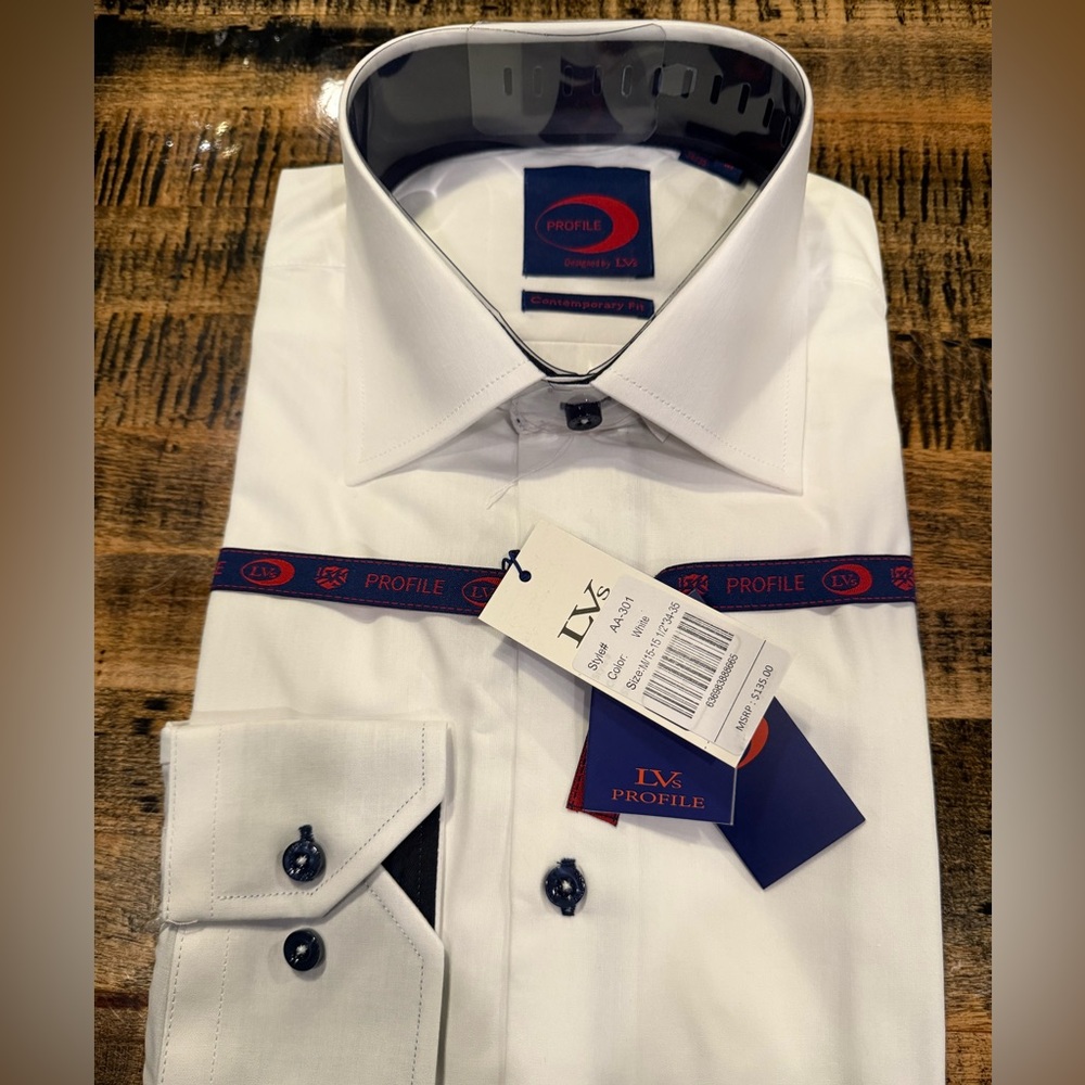 Men's White Dress Shirt